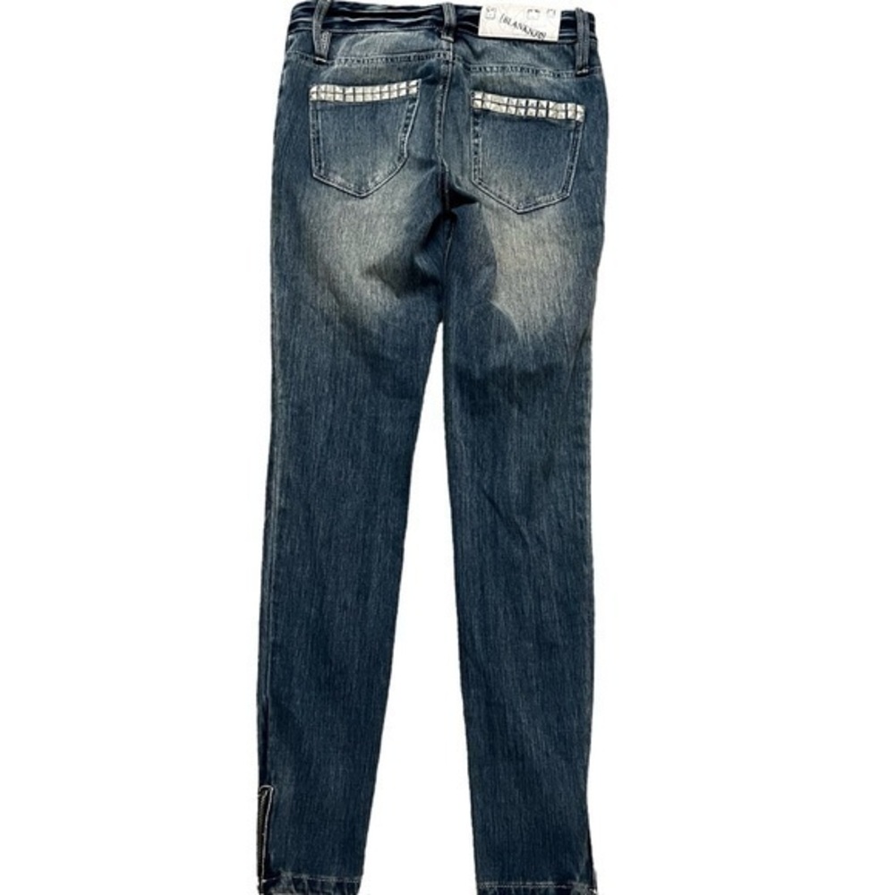 NWOT Blank NYC studded pocket ankle zip skinny  jeans #05K-7178B
